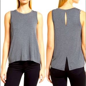 Halogen tank with keyhole cutout size small